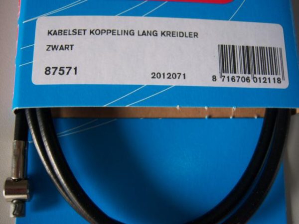 Kreidler Koppeling kabel lang zwart merk Elvedes